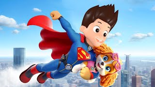 SUPERMAN RYDER Is Coming Dont Worry Skye  Sad Story But Happy Ending  Paw Patrol 3D Animation [upl. by Oisorbma]