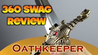 360 Swag Review Game of Thrones Oathkeeper replica sword by Valyrian Steel [upl. by Jamel]