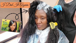 RELAXING MY HAIR AFTER A 17WEEK STRETCH  MY HEALTHY RELAXED HAIR CARE [upl. by Atolrac]