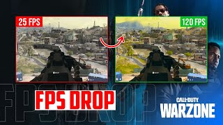 How to Fix FPS Drop in Call of Duty Warzone on Windows PC  Lagging and FPS Drop in COD [upl. by Vachell]