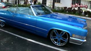 70s Cadillac Deville Convertible DROPPED on 24quot Forgiatos  1080p HD [upl. by Glennie]