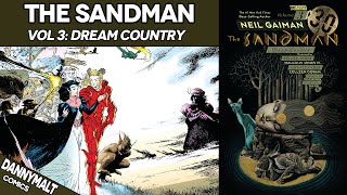 The Sandman Vol 3  Dream Country 1990  Comic Story Explained [upl. by Vokay866]