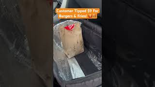 SkipTheDishes Customer Tipped 9 For Burgers amp Fries 🍟🍔🚗 shorts fiveguys fooddelivery [upl. by Kirsten]