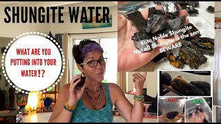 Shungite Water Yes please but BEWARE [upl. by Maddi]