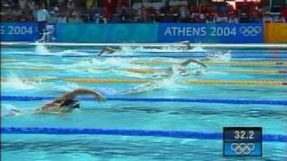 200m Freestyle Male SF  Olympics Athens 2004 Michael Phelps [upl. by Bergmans]