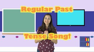 Regular Past Tense Verbs Song  Songs for Speech Therapy and ELD [upl. by Jamieson]