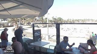 Webcam Lanzarote  Live Stream from the Beachbar in Costa Teguise [upl. by Publias]