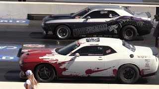 Dodge Challenger Hellcat drag racing [upl. by Philipps]