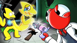 New Rainbow Friends Animation  YELLOW is SO SAD with RED  Cartoon Animation [upl. by Anirbes]