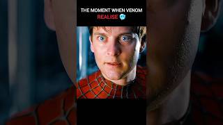 THE MOMENT WHEN VENOM REALISE 🔥 marvel venom3 spiderman shorts [upl. by Synned]