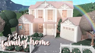 2 story family home ♡  bloxburg speedbuild  luminto [upl. by Hurst]