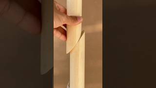 Great technique  beautifully join 2 round wooden bars short [upl. by Franklin]