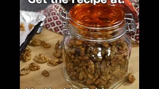 CinnamonSpiced Roasted Walnuts [upl. by Oleic]