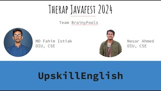 UpskillEnglish  BrainyFools  Therap Javafest 2024 [upl. by Amethist486]