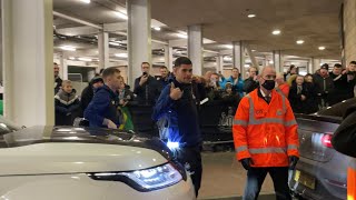 BRUNO GUIMARAES MEETS NEWCASTLE UNITED FANS AT ST JAMES PARK [upl. by Verile]