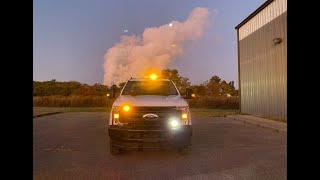 2019 Ford F350 Install for the City of Springdale Public Works all SoundOff Signal Lighting [upl. by Aleik]