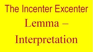 Incenter Excenter Lemma  Interpretation [upl. by Ona]