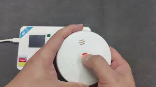 S20 wireless Smoke detector pair into W184W181 alarm panel [upl. by Manuela]