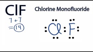 ClF Lewis Structure How to Draw the Lewis Structure for ClF Chlorine Monoluoride [upl. by Alyk]