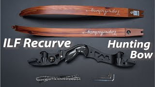 ILF Recurve Hunting Bow  Bamboo Laminated Limbs archery recurvebow archeryaddict archerylife [upl. by Nahem]