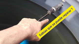 Como reparar un flotante de un tanque de agua [upl. by Posehn]