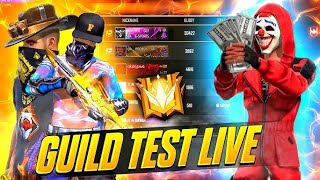 FREE FIRE LIVE 💀 NEW GUILD TEST GARENA FREE FIRE 🔥 freefirelive freefire totalgaming [upl. by Zebedee]