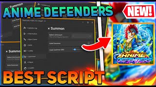 Anime Defenders Script GUI  Hack Auto Summon Rollback Dupe Units And More PASTEBIN 2024 [upl. by Cliff122]