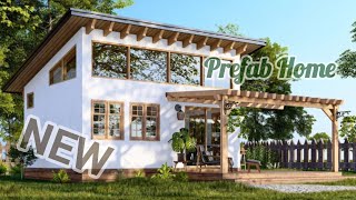 Prefab House on a Budget Affordable Housing Solutions for All  Luxury Smart Living Design [upl. by Corotto]