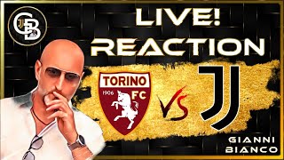 TORINO JUVENTUS LIVE REACTION  MATIAMO EL TORO [upl. by Nayk]