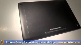 Archos Arnova Family Pad 133quot Android tablet review  tablet design [upl. by Nnyleve]