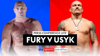 Tyson Fury v Oleksandr Usyk ⚖️  Live Press Conference [upl. by Ajan]