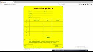 Create bill book using html css  BABA ACADEMY  table code billbook html css developer [upl. by Truc]