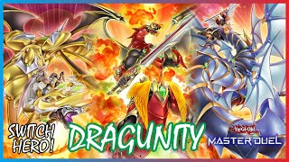 DRAGUNITY COMBO FESTIVAL WATER amp WIND GAMEPLAY YuGiOh Master Duel dragunity [upl. by Esydnac709]