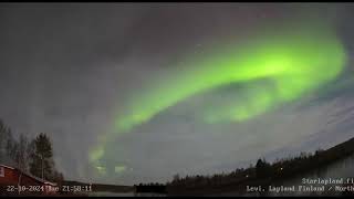 024 20241022 Northern Light Live Levi Finland [upl. by Eigram]