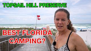 Best Beach Camping in Florida  Topsail Hill Preserve State Park  Beautiful Beaches and MORE [upl. by Anairam]