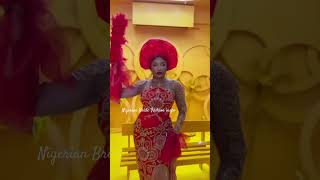 African Fashion  Nigerian Bride Styles2024  Amanda Dara shorts [upl. by Merilyn425]