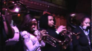 Original Pinettes Brass Band performing Wobble Baby [upl. by Roper565]