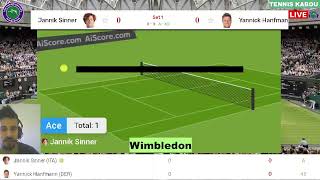 Jannik Sinner vs Yannick Hanfmann Live Streaming │WIMBLEDON 2024 │Sinner kontra Hanfmann na żywo [upl. by Anselmi]