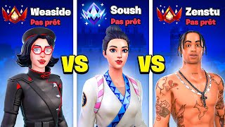 Quel YOUTUBER aura LE MEILLEUR RANK en 1H  🥵 Ft Weasidee Zenstu7 [upl. by Viridis]