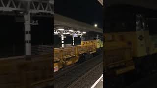 Colas 56050 Passing Brockenhurst Railway Station on Platform 3 [upl. by Drice]