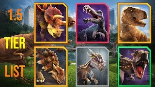 Jurassic World Alive 15 Tier List Breakdown Best and Worst Dinos In The Game [upl. by Lowrie78]