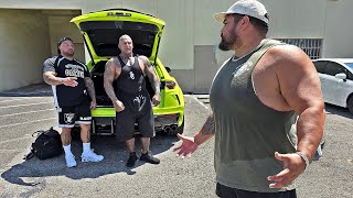 The Biggest NFL Lineman Works Out With Big Boy and Big Joe [upl. by Jaclyn]