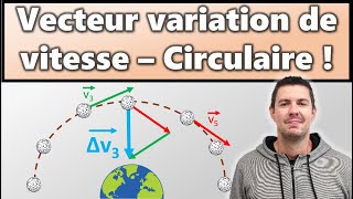 Vecteur variation de vitesse  Mouvement Circulaire  Cours de physique  chimie [upl. by Reeva]