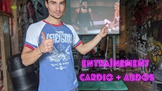 🥊 ENTRAÎNEMENT CARDIO  ABDOS  1ER ROUND VS PAMELA REIF [upl. by Wivestad]