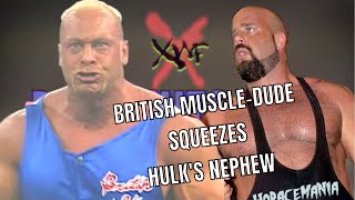 BRITISH MUSCLE DUDE SQUEEZES HULK HOGAN’S NEPHEW  Ian Harrison vs Hulk Hogan  XWF  Deep Cuts Live [upl. by Edik]