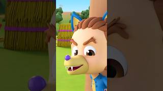 Three Little Pigs shorts kidssong cartoonvideos nurseryrhymes pigs preschool [upl. by Aitahs]