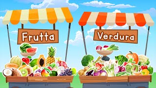 Frutta e Verdura  Video educativo per bambini [upl. by Ariem885]