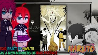 DxD React To Naruto Uzumaki As a New Member of Rias Peerage  My Au  Gacha Reaction Video 33 [upl. by Rento461]