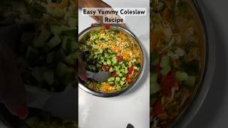 Easiest Way to make Coleslaw with only 8 Ingredients at Home [upl. by Enylhsa]