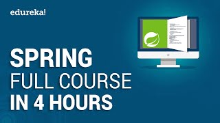 Spring Full Course  Learn Spring Framework in 4 Hours  Spring Framework Tutorial  Edureka [upl. by Ihab]